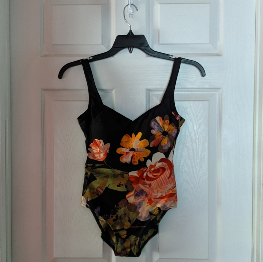 Gottex Sweetheart Floral Scoop Back Swimsuit